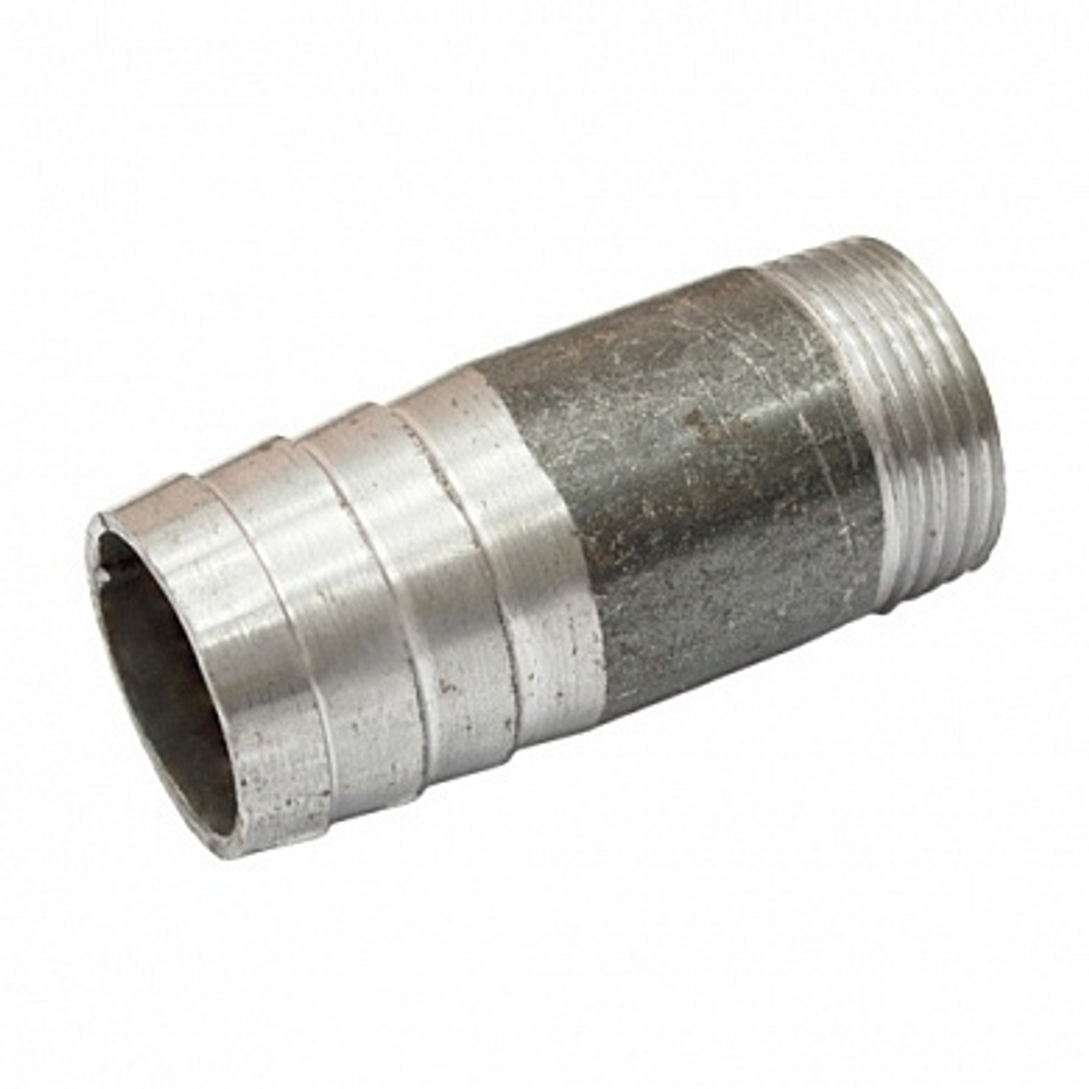 Штуцер для полив. шланга (сталь) D15 L=55мм