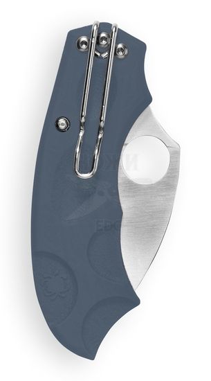 Складной нож Spyderco Meerkat Blue V-TOKU2 C64PBLE c клинком из стали V-TOKU2, рукоять FRN
