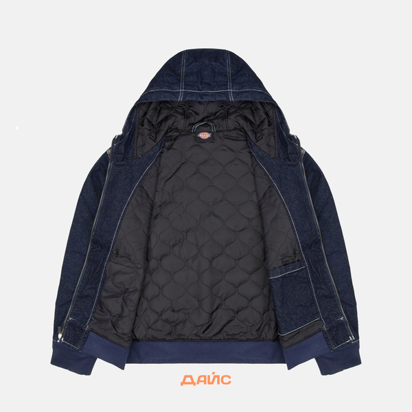 Куртка мужская Dickies Hooded Denim Jacket артикул:DK0A4ZAPRIN1 - купить в магазине Дайс