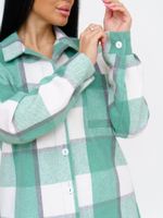 930 Рубашка "Клетка салатовая" SveTekst (Акция)