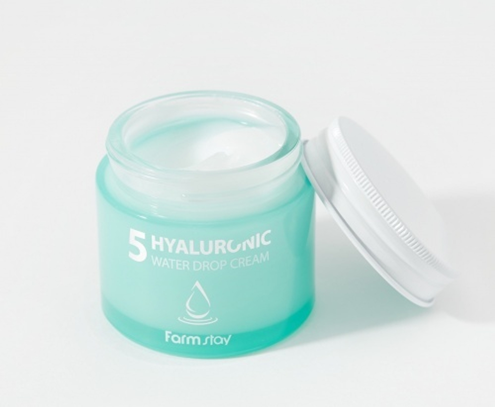 FarmStay Крем-гель для лица с 5 видами гиалуроновой кислоты 5 Hyaluronic water drop cream