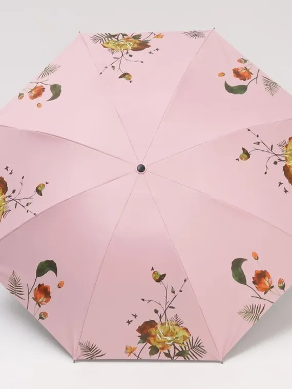 Зонт механический «Нежные цветы», 4 сложения, 8 спиц, R = 49 см, цвет МИКС