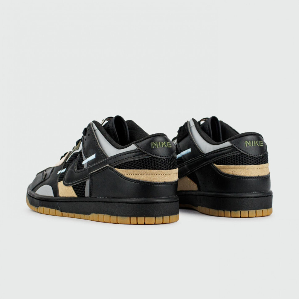 кроссовки Nike Dunk Low Scrap Black Gum