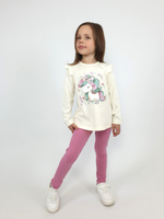 022-03-6 Комплект для девочки (джемпер+ лосины)