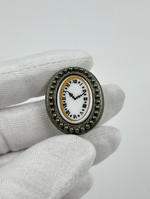 Накладка на пуговицу Часы