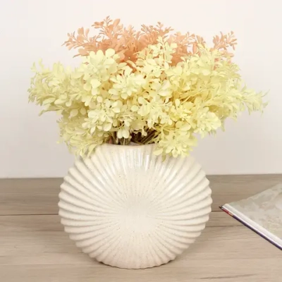 Ваза керамическая «Валенсия» 21*25*9см песочная