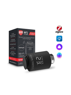 Термостат радиаторный электронный  Royal Thermo Smart Heat, черный