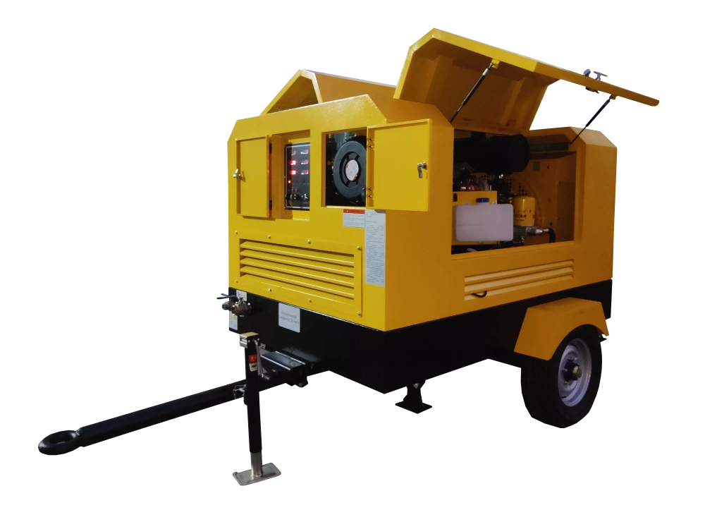 Дизельный компрессор Berg М-12-10 на шасси