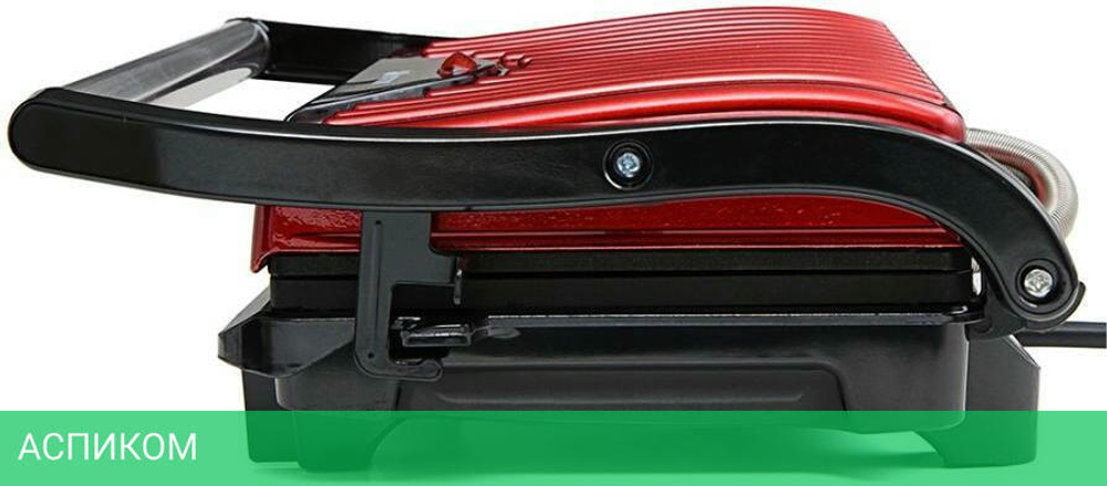Сэндвичница Kitfort Panini Maker красный/черный (KT-1609)