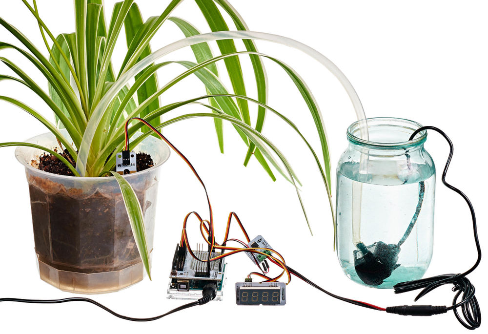 Четырёхразрядный индикатор (Troyka-модуль) Зел.