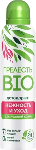 Дезодорант ПРЕЛЕСТЬ БИО «Нежность и уход» аэрозоль 150мл