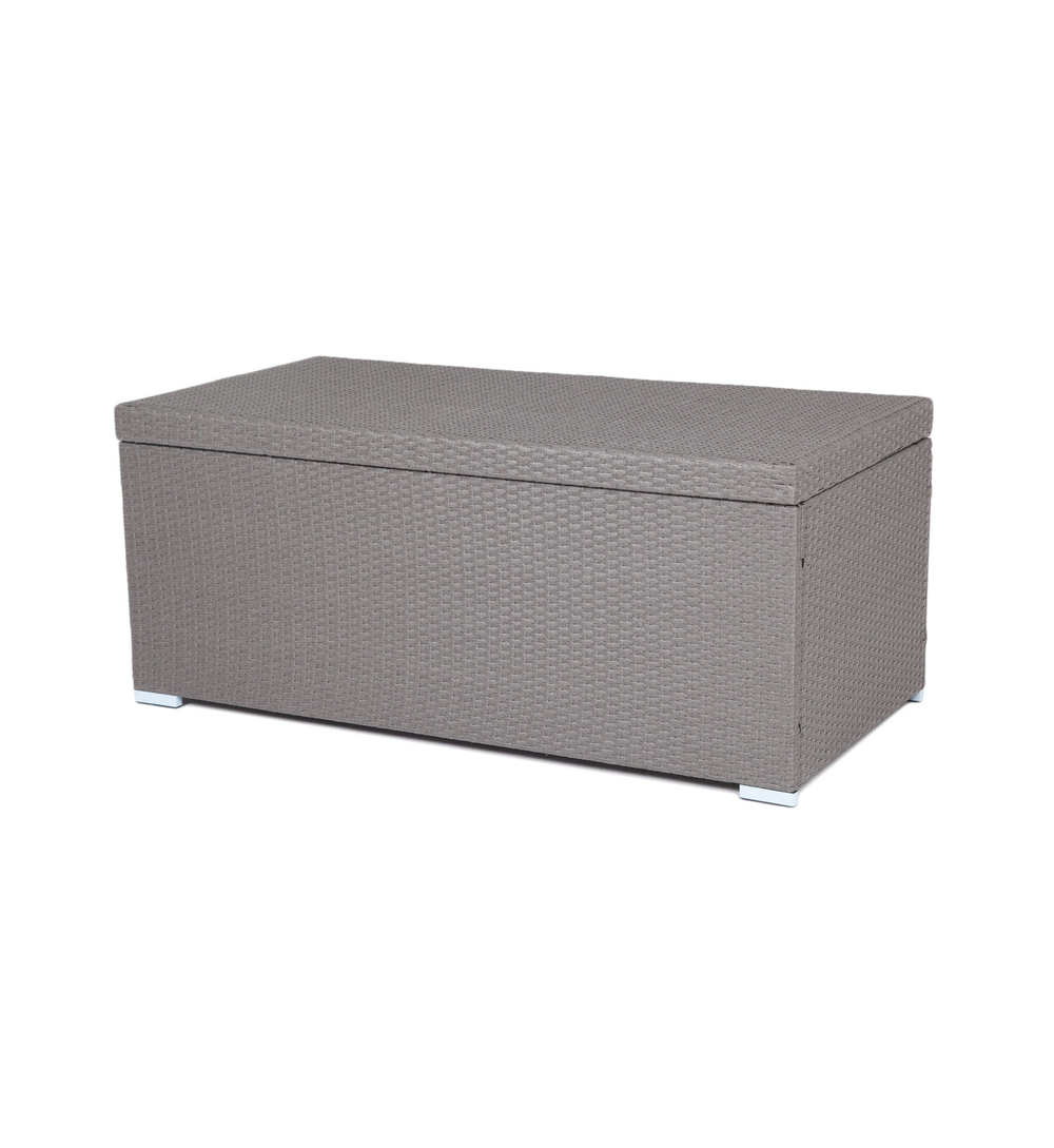 "Порту" сундук водонепроницаемый из искусственного ротанга, цвет графит