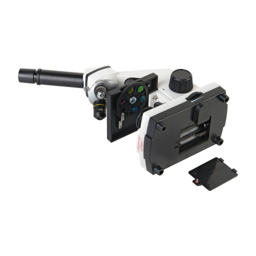 Микроскоп школьный Эврика 40x-1280x с видеоокуляром в кейсе