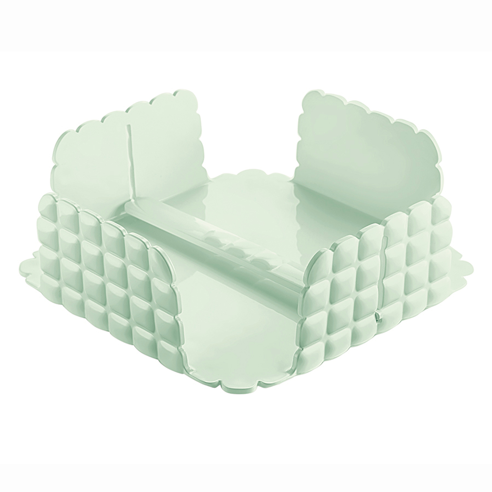 Салфетница квадратная tiffany, зеленая