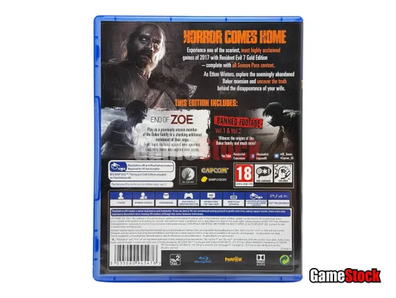 PS4 Resident Evil 7 biohazard Gold Edition Б/У CUSA-09473 (поддержка VR) (Русские субтитры)