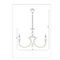 Подвесная люстра Arte Lamp Collinetta A4094LM-8WH