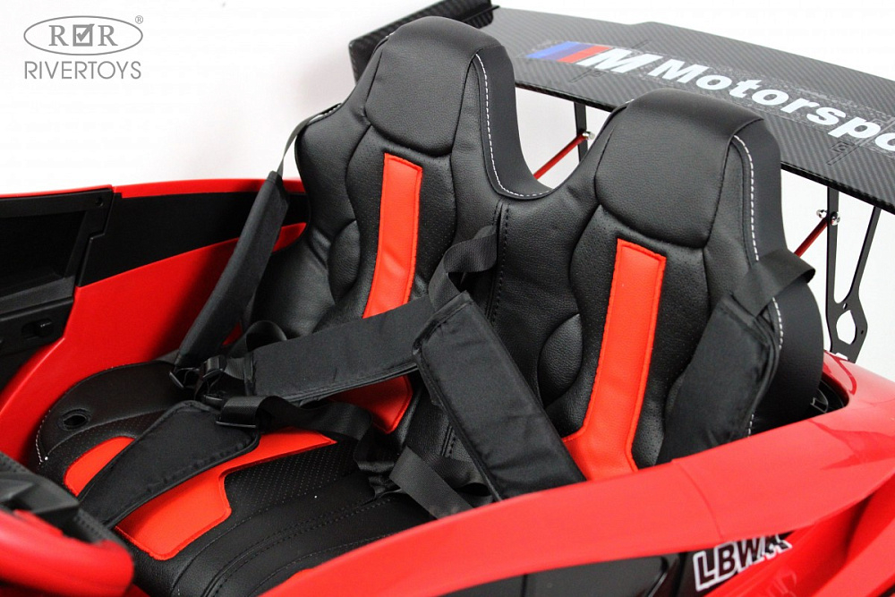 Детский электромобиль RiverToys G007GG красный