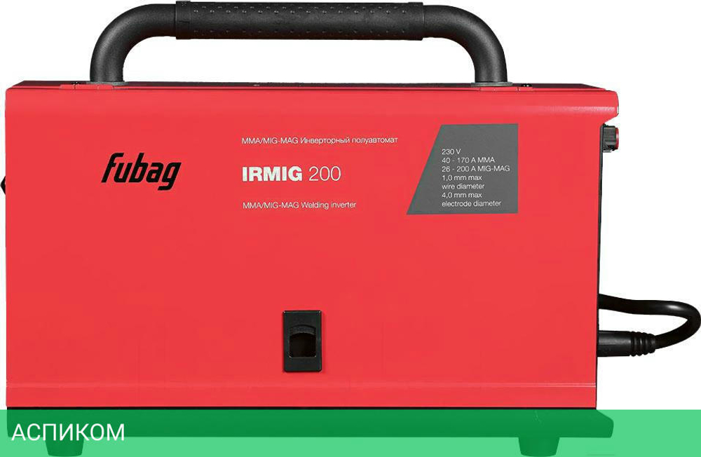 Сварочный инвертор Fubag IRMIG 200 (41391)