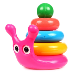 Пирамидка "Улитка" 3 кольца (Пластмастер)