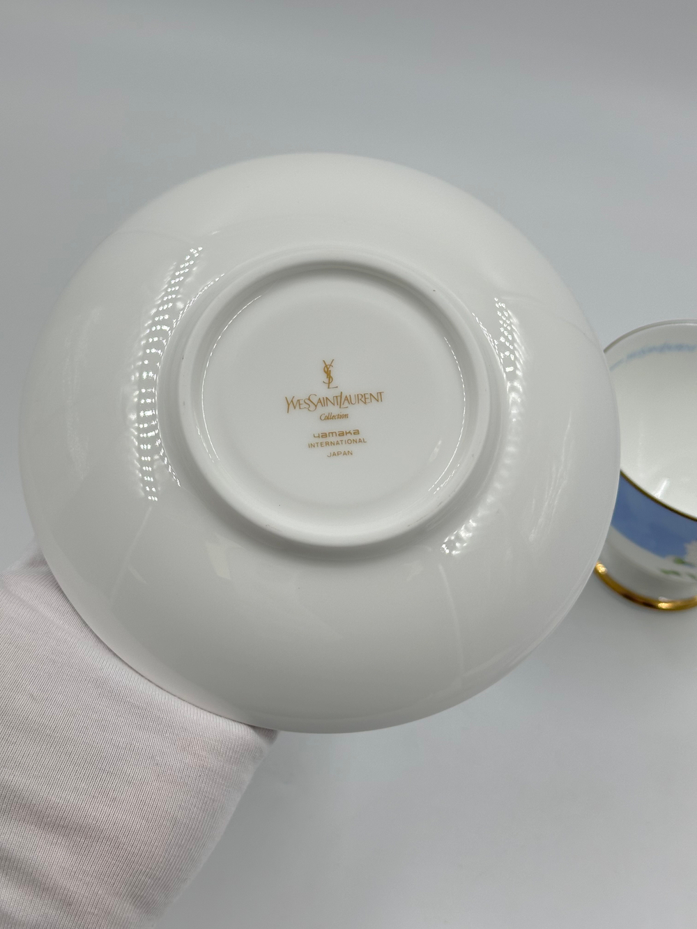 Чайная пара с ромашками Yves Saint Laurent