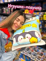 Мягкая игрушка подушка Pudding Пудинг Пингвины 8 шт