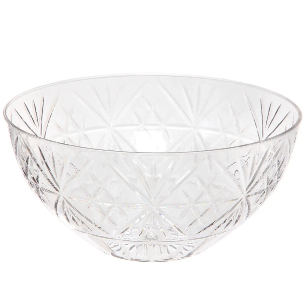 Салатник пластиковый «Ледяная фантазия» 21*10см