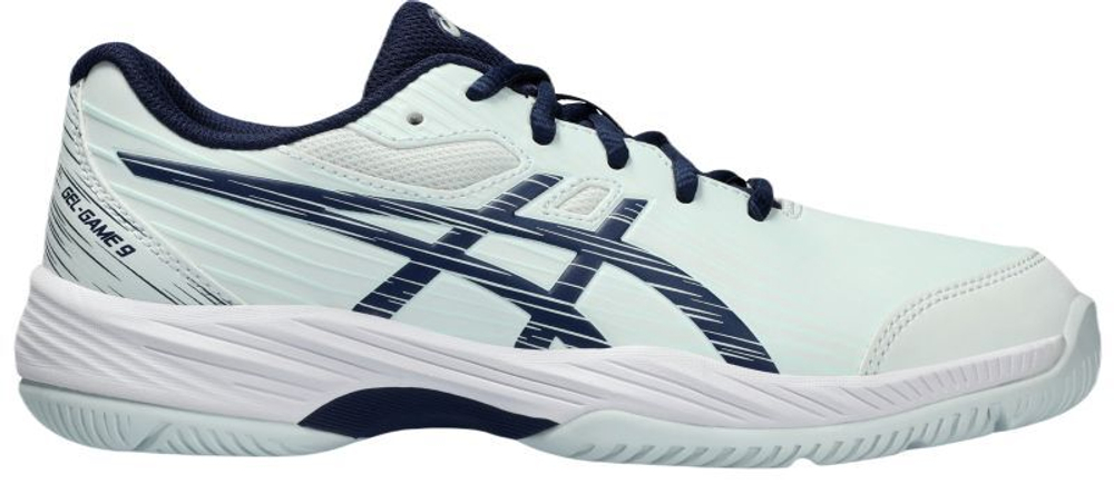 детские Кроссовки теннисные Asics Gel-Game 9 GS - pale mint/blue expanse