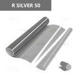 Пленка зеркальная R SILVER 50 LUXFIL (Уценка), рулон (размер 1,524x30м.)