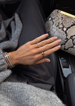 Браслет римские цифры с фианитами gold