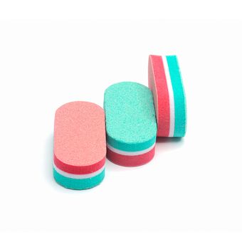 Набор бафов для шлифовки ногтей 40 шт., овал