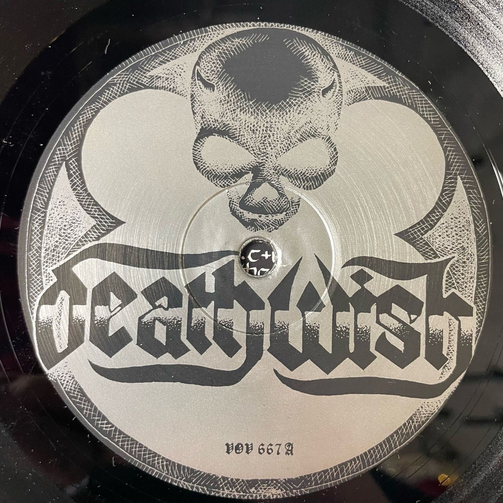 Винтажная виниловая пластинка LP Deathwish At The Edge Of Damnation (UK 1987)
