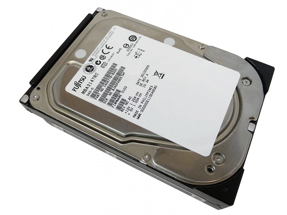 Жесткий диск Fujitsu SAS 147Gb (15K/16Mb/3.0Gb/s) MBA3147RC