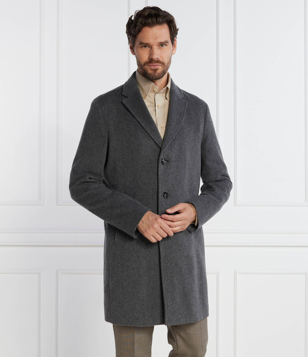 Хлопковое пальто 2в1 h hyde bib BOSS BLACK - графитовый(50502250)