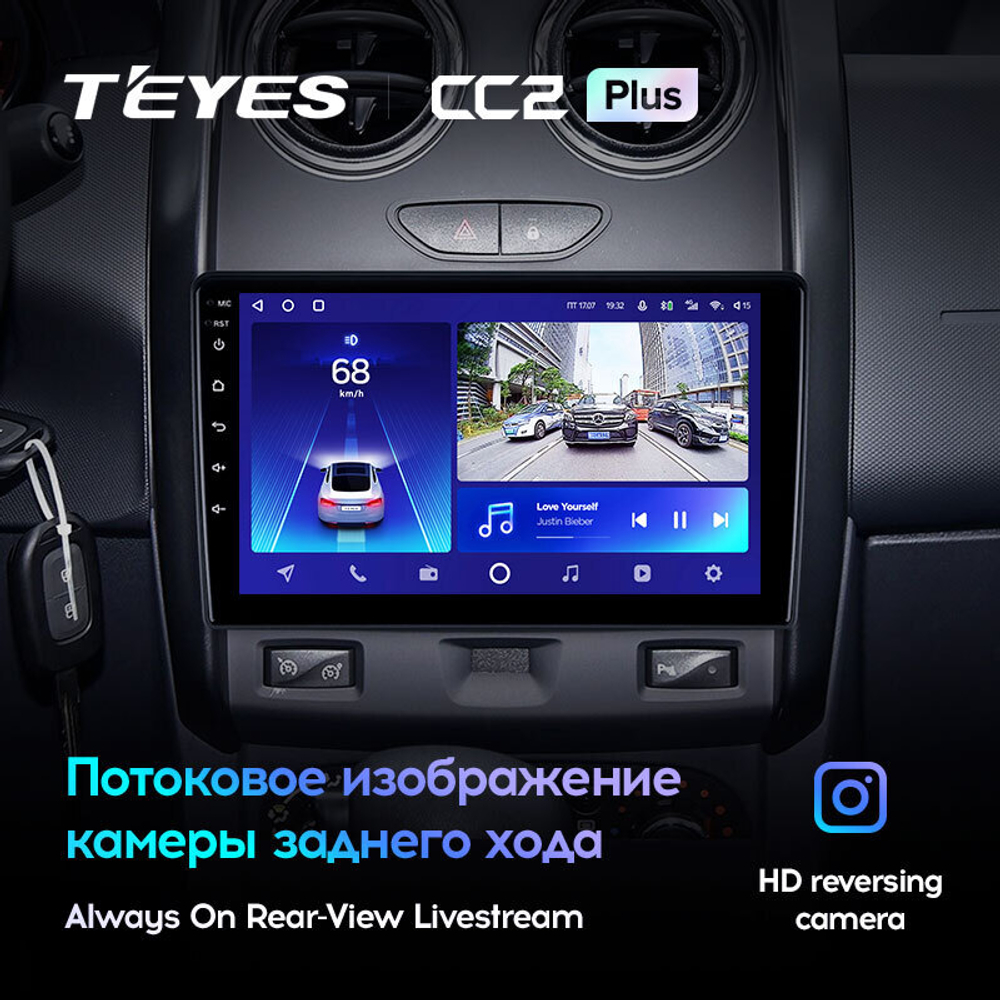 Teyes CC2 Plus 9" для Renault Duster 2015-2020