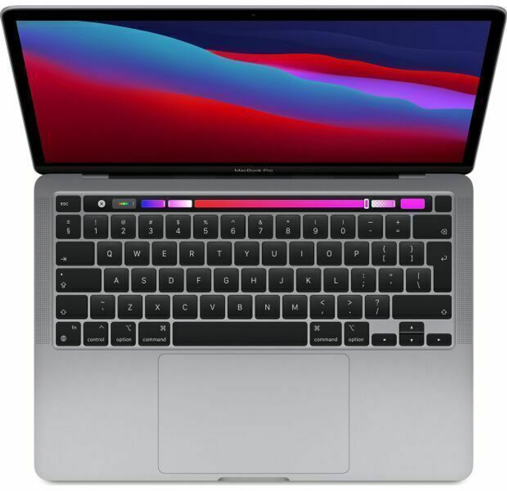 13.3" Ноутбук Apple MacBook Pro 13 Late 2020 (2560x1600, Apple M1 3.2 ГГц, RAM 8 ГБ, SSD 512 ГБ, Apple graphics 8-core), RU, MYDC2LL/A, серебристый
