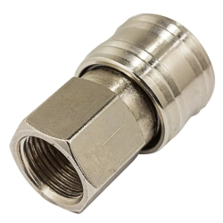 Быстроразъем пневматический с клапаном, внутренняя резьба 3/8'' FORCEKRAFT FK-SE1-3SF