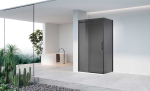 Душевой уголок Комо-Н (Como-N) Vincea VSR-4CN8015CGB, 1500*800, черный, стекло тонированное