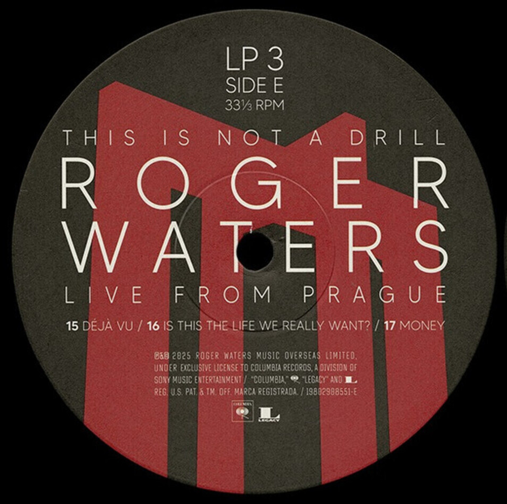 Roger Waters / This Is Not A Drill – Live From Prague (4LP)