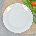 Тарелка 175мм мелкая, без деколи, фарфор