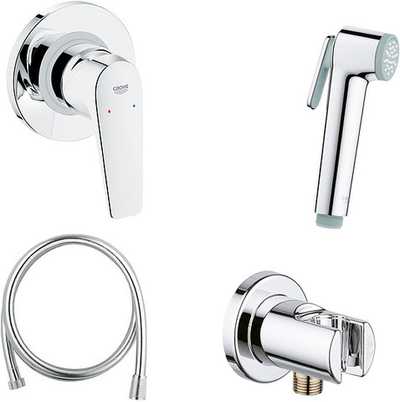 Гигиеническим набор с смесителем Grohe BauFlow 124900