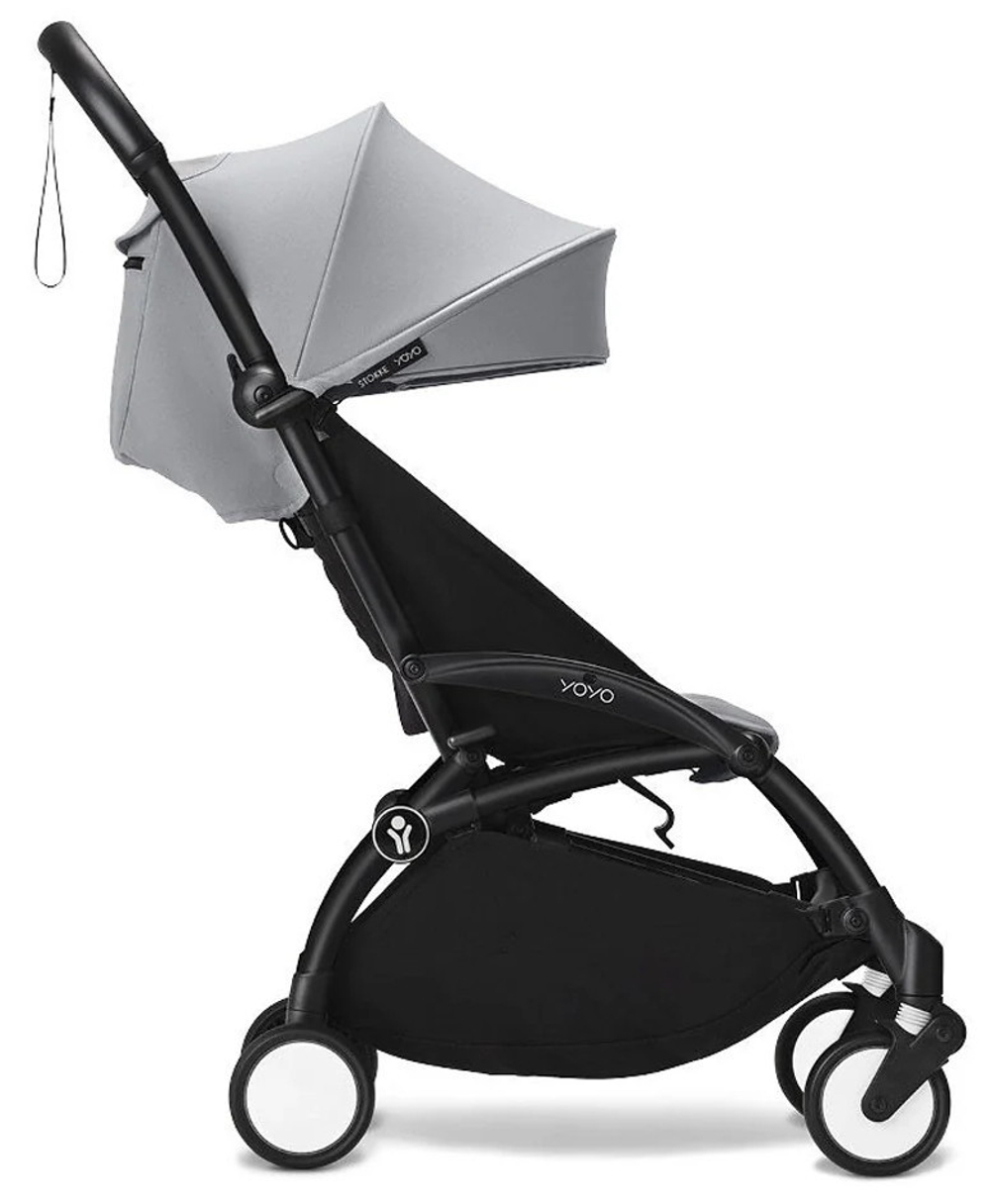 Коляска Stokke YOYO3 Newborn Pack рама чёрная Black 2 в 1 Stone