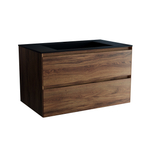 База под раковину Luka 800 подвесная, 2 выкатных ящика soft-close, С.Oak