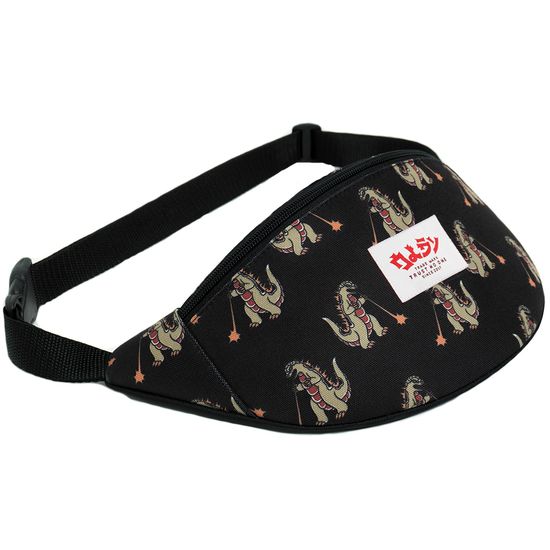 Поясная сумка OLDY. Годзила. Черный