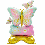 Шар Фольгированный Бабочки (Розовый)