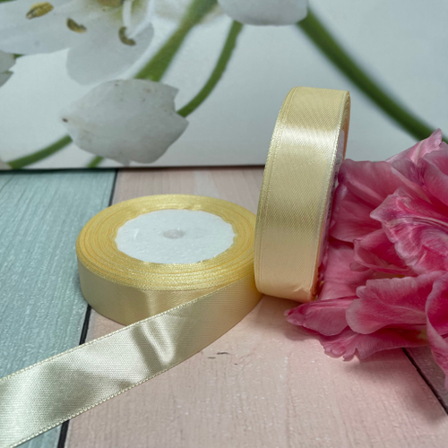 Лента атласная 2 см Айвори