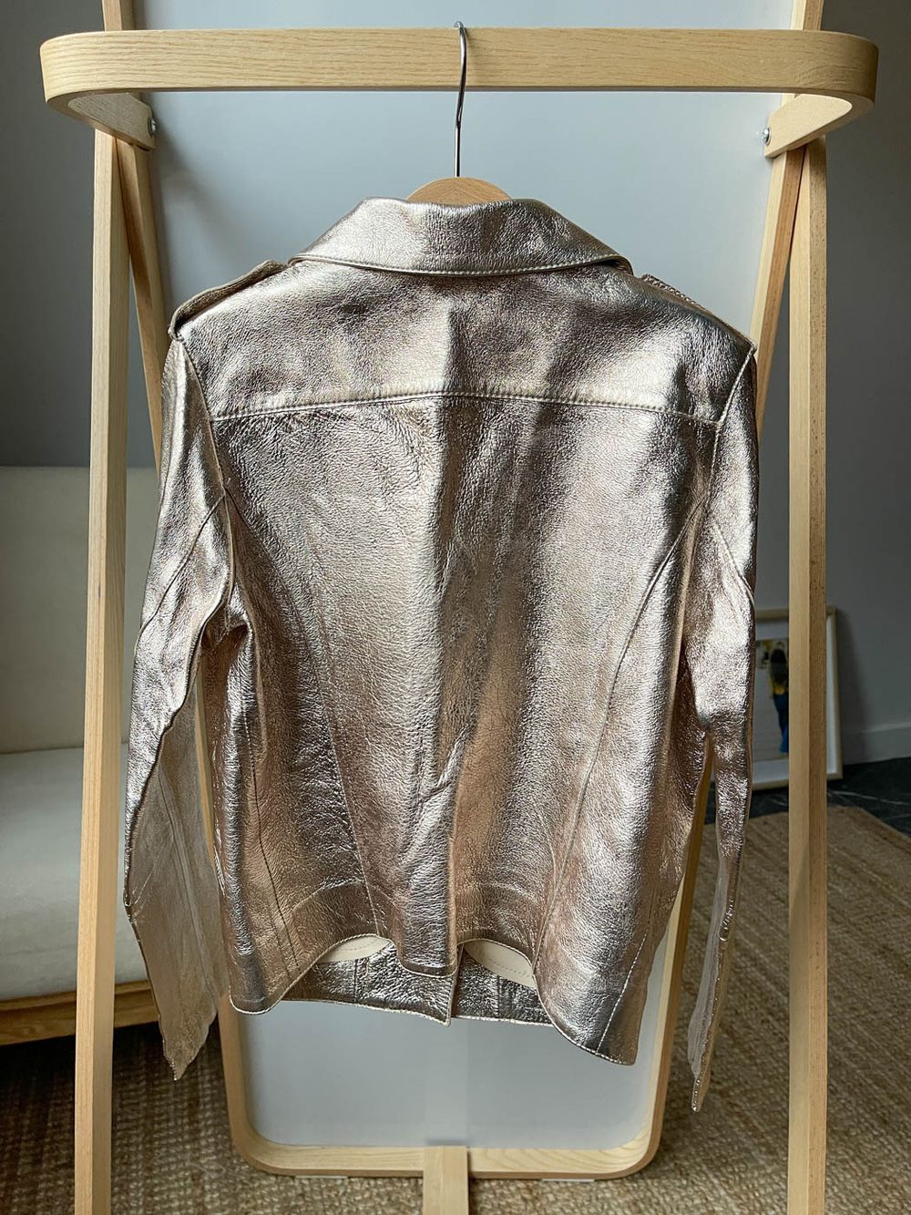 Кожаная куртка Bonpoint, 140