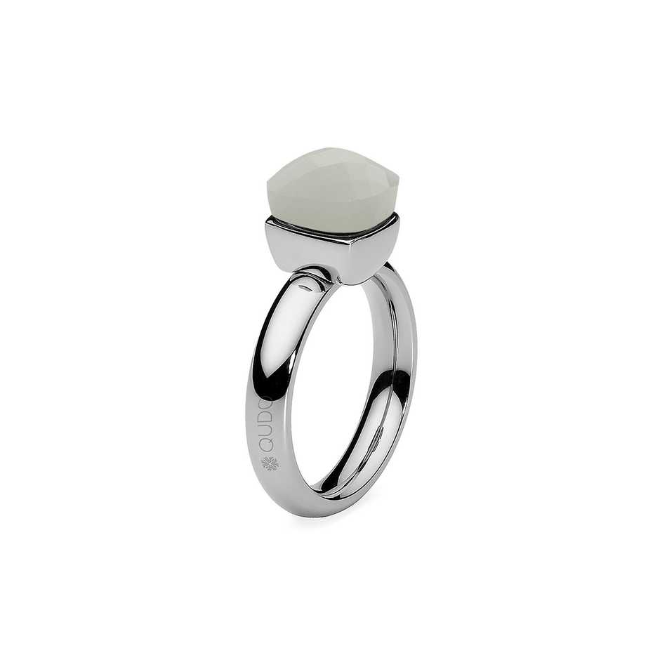 Кольцо Qudo Firenze Light Grey Opal 16.5 мм 610320 BW/S