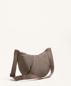 OYSHO Стеганая мини-сумка с плечевым ремнем, кротовый