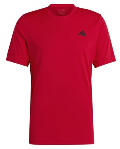 Мужская теннисная футболка Adidas Club Tennis Tee - better scarlet