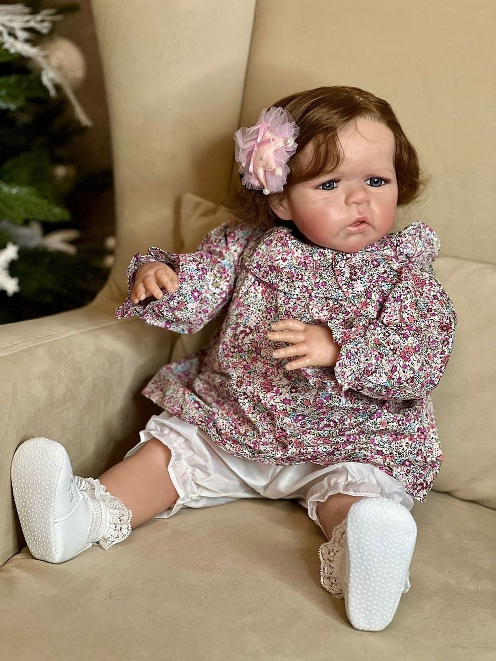 Кукла Реборн мягконабивная 60см в пакете (FA-281)